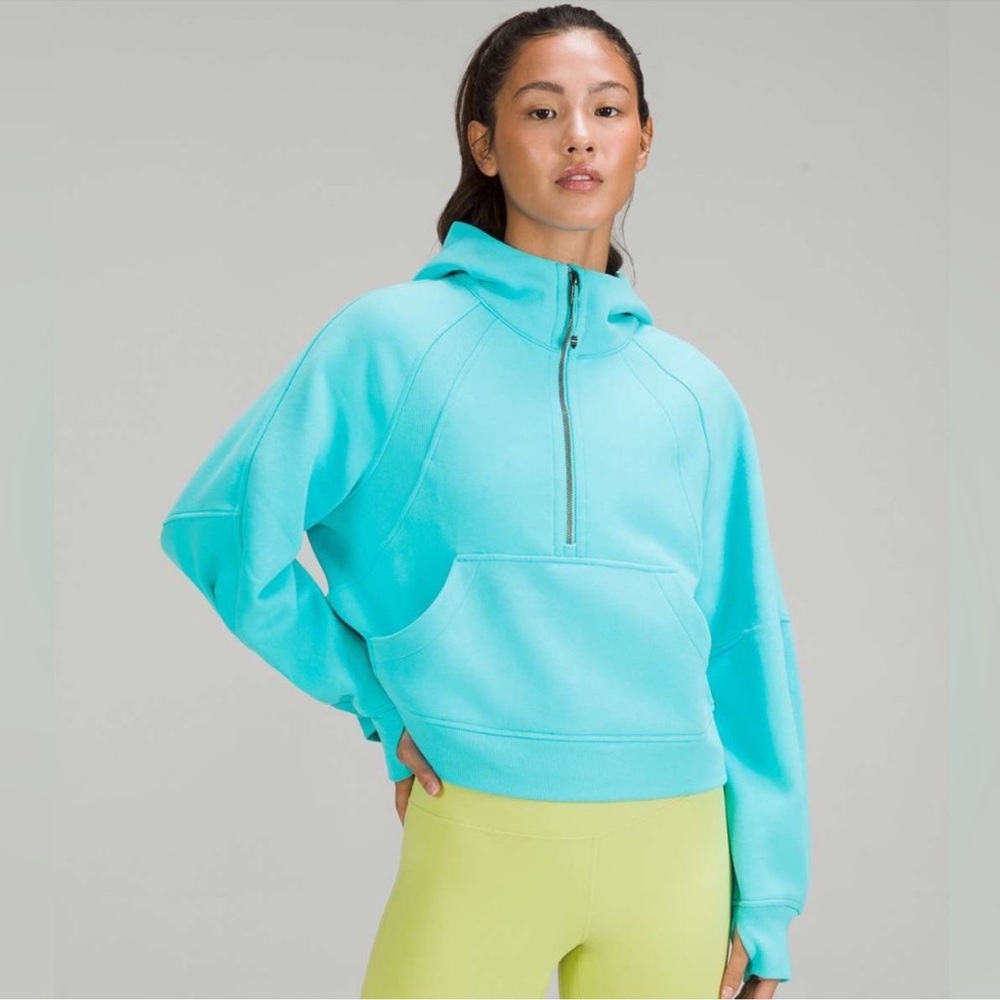 Lululemon scuba half zip hooded